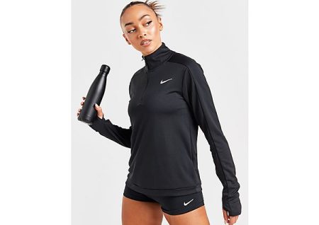 Nike Running Pacer 1/4 Zip Top Dames - Black- Dames