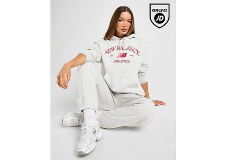 New Balance Athletics Overhead Hoodie - Grijs- Dames