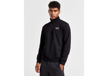 Emporio Armani EA7 Core 1/2 Zip Sweatshirt - Black- Heren