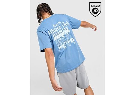 New Balance Athletic Club T-Shirt - Blauw- Heren