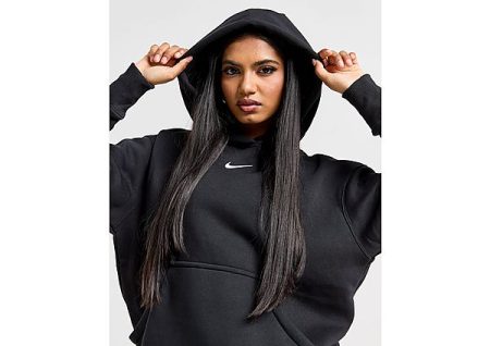 Nike Oversized hoodie voor dames Sportswear Phoenix Fleece - Black/Sail- Dames