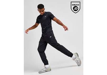 New Balance Woven Track Pants - Black- Heren