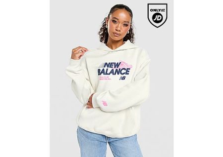 New Balance Run Footwear Hoodie - Wit- Dames