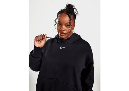 Nike Oversized hoodie voor dames (Plus Size) Sportswear Phoenix Fleece - Black/Sail- Dames