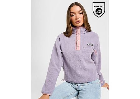 Columbia Helvetia Crop Fleece Top - Paars- Dames