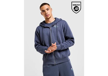 Nike Athletic Full Zip Hoodie - Blauw- Heren