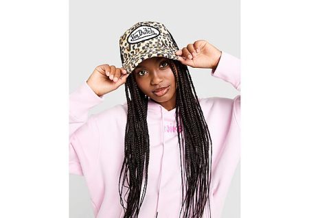 Von Dutch Cheetah Trucker Cap - Bruin- Dames