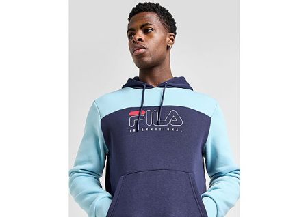 Fila Cole Overhead Hoodie - Blue- Heren