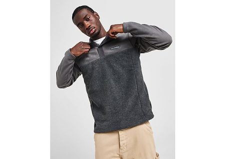 Columbia Steens Mountain Snap Fleece - Zwart- Heren