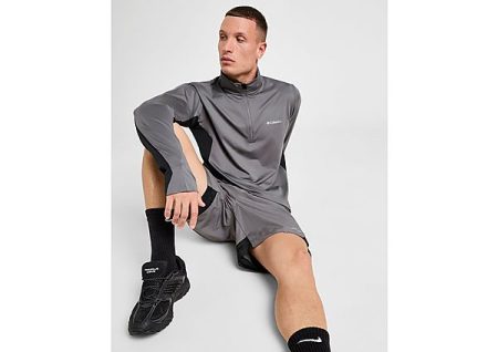 Columbia Three Pitch 1/2 Zip Top - Grijs- Heren