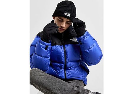 The North Face Logo Box Cuffed Beanie Hat - Zwart- Heren