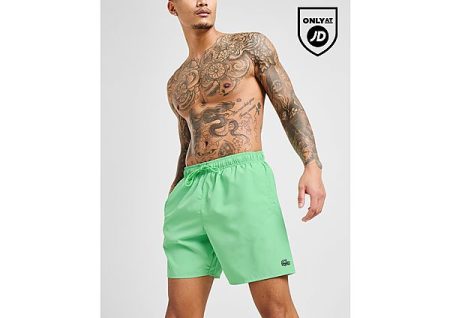 Lacoste Core Swim Shorts - Green- Heren