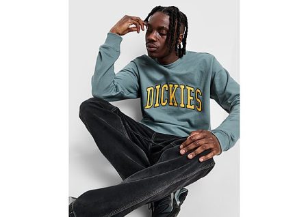 Dickies Aitkin Large Logo Crew Sweatshirt - Blauw- Heren