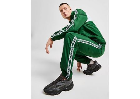 Lacoste Taped Taffeta Track Pants - Green- Heren