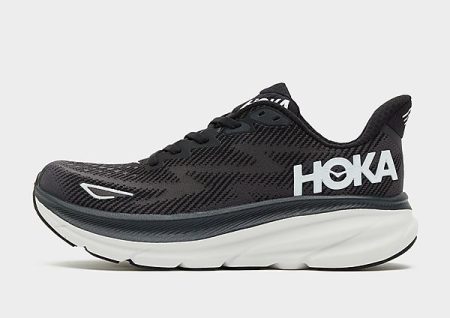 HOKA Clifton 9 Dames - Black- Dames