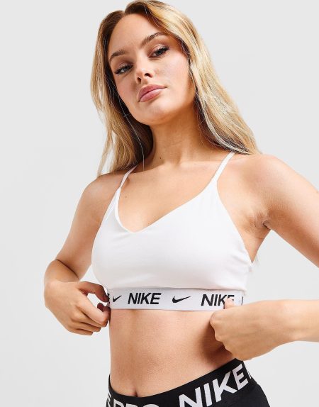 Nike Padded verstelbare sport-bh Indy Light Support - Wit- Dames