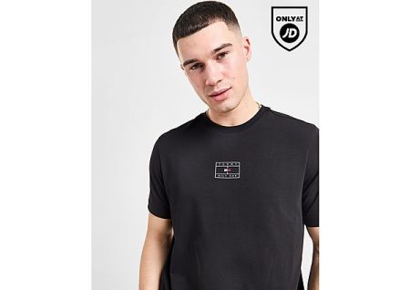 Tommy Hilfiger Small Logo T-Shirt - Black- Heren