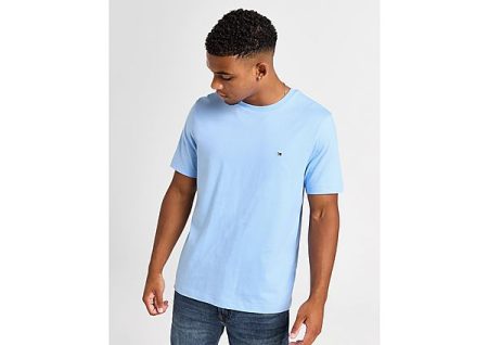 Tommy Hilfiger Flag Embroidery T-Shirt - Blue- Heren