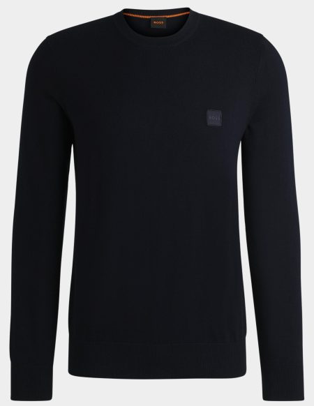 BOSS Orange Pullover Blauw Kanovano_S 10265856 01 50527583/404