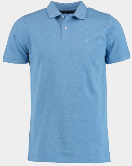 Scotland Blue Polo korte mouw Blauw Fang Polo 25108FA63SB/241 true blue