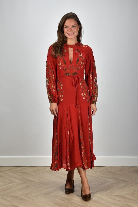 Farm Rio jurk 345755 berry garden red