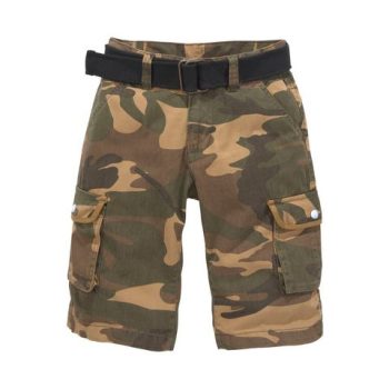 KIDSWORLD Short 2-delige bermuda’s met riem (set