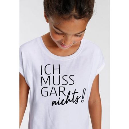 KIDSWORLD T-shirt Ich muss gar nichts!