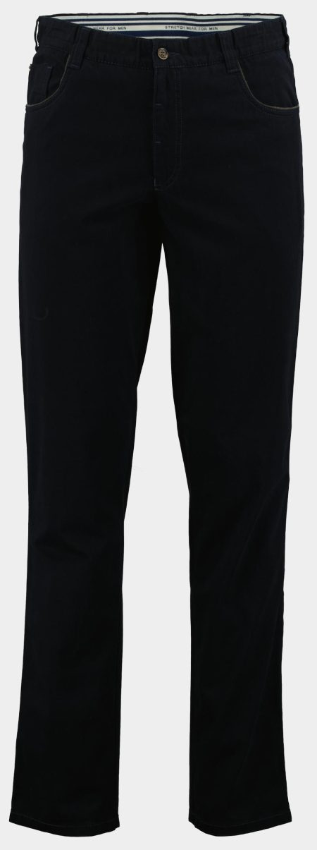 F043 Katoenen Broek Blauw met ronde zak 2081.1.13.107/610