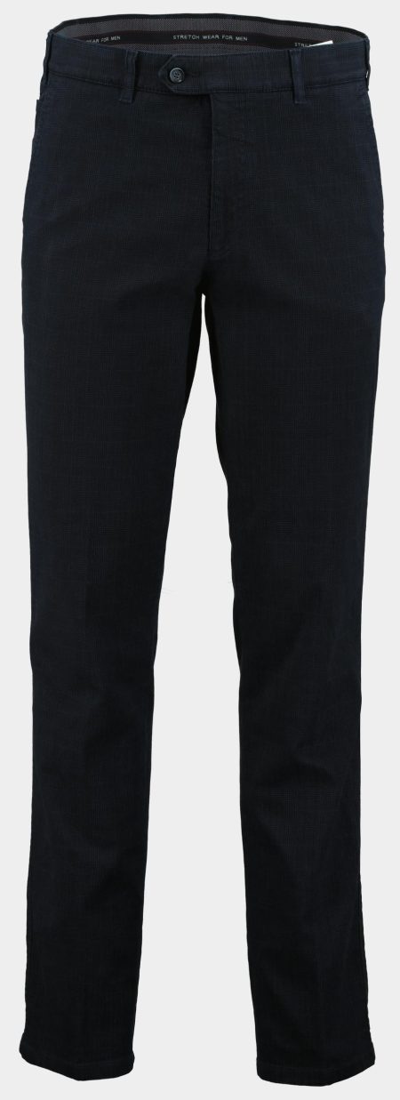 F043 Katoenen Broek Blauw geruit met steekzak 2021.1.11.229/610