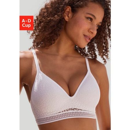 Lascana Bralette-bh zonder beugels met geïntegreerd push-up kussen