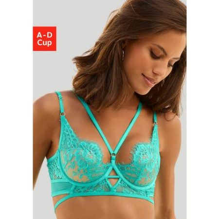 Lascana Push-up-bh in opwindende bandjes-look