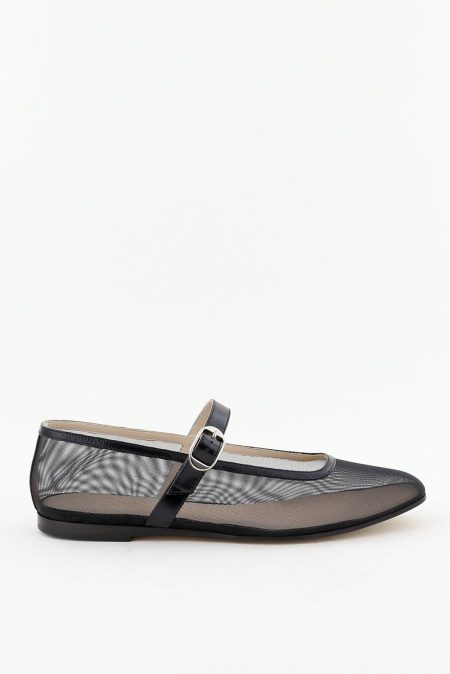 Le Monde Beryl ballerina's Mary Jane Mesh MRJ-MES-BLA black