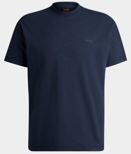BOSS Orange T-shirt korte mouw Blauw Te_Denim 10262458 01 50519728/482