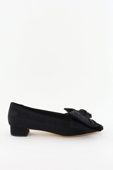 Loeffler Randall ballerina's Noa Bow NOA-MO-BLACK black