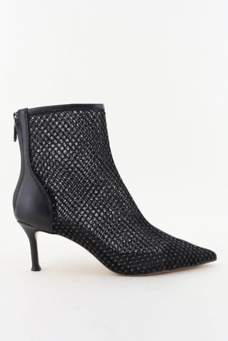 Lola Cruz enkellaarsjes 173T02BK negro