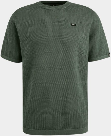 Vanguard T-shirt korte mouw Groen Short sleeve r-neck cotton mo VTSS2503515/6023