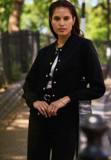 Bomberjack Langemouw Zwart