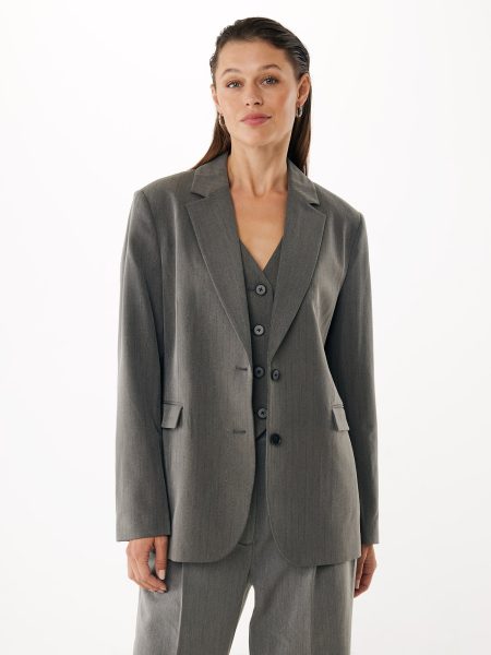 Blazer Pinstripe Donkergrijs