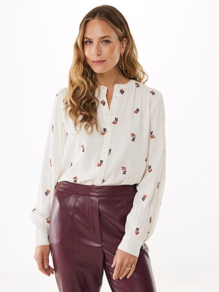 Blouse Embroidery Off White