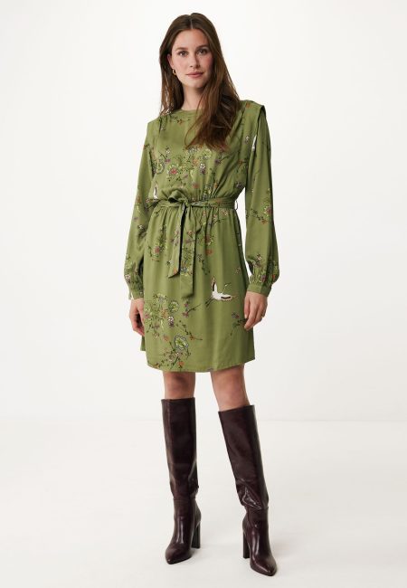 Jurk Mini met Print Groen