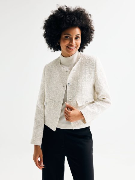 Jacket Relaxed Off White