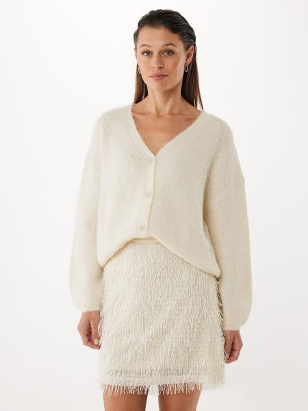 Vest Hazel V-neck Cream