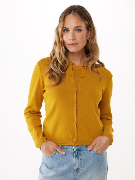 Vest Peony Mosterdgeel