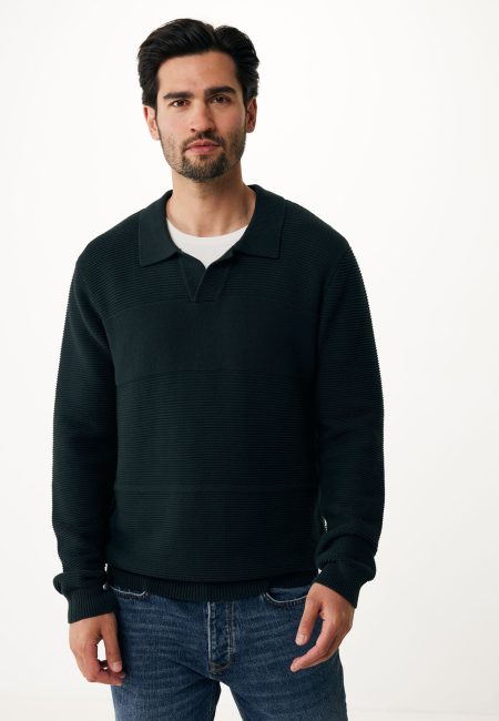 Polo Gestreept Donkergroen