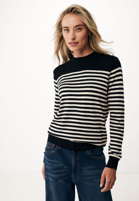 Trui Gestreept Zwart