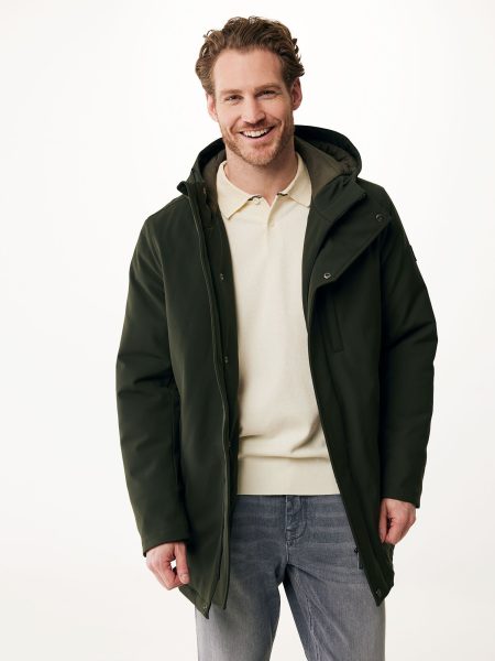 Padded Parka Jas Groen