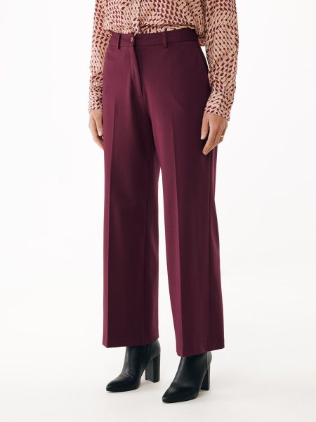 Broek Poppy Donkerrood