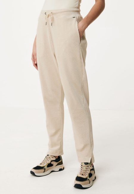 Broek Fluweel Crème