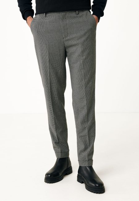 Broek Pied de Poule Zwart