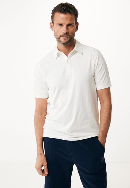 Kevin Basic Single Jersey Polo Off White